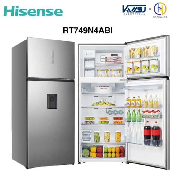 HISENSE INVERTER REFRIGERATOR (RT749NABVI)