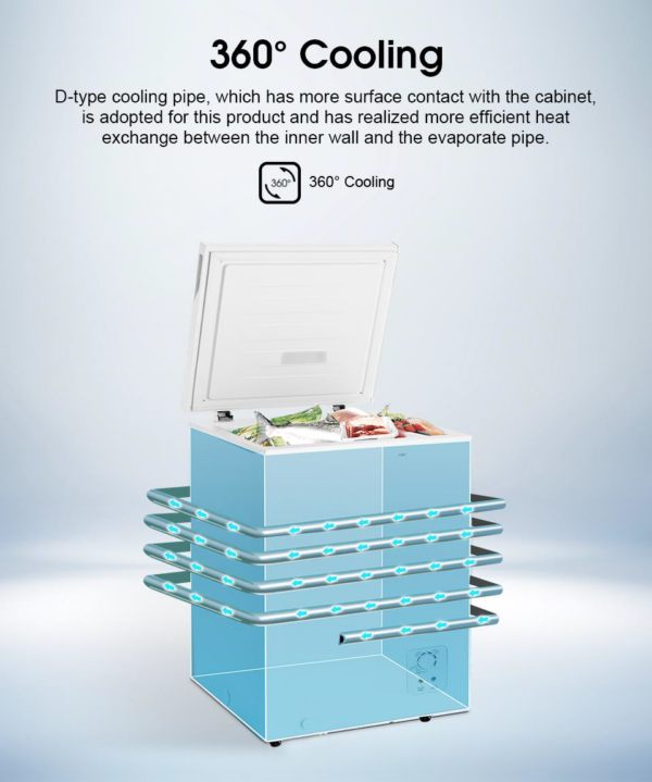 HISENSE CHEST FREEZER (FC186D4BWPS) 178L - Image 11