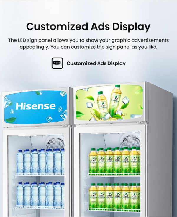 HISENSE SHOWCASE CHILLER (EXHSC-320FLG) 320L - Image 3