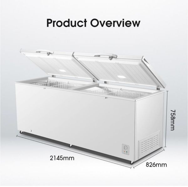 HISENSE CHEST FREEZER (FC900D4BWBP) 780L