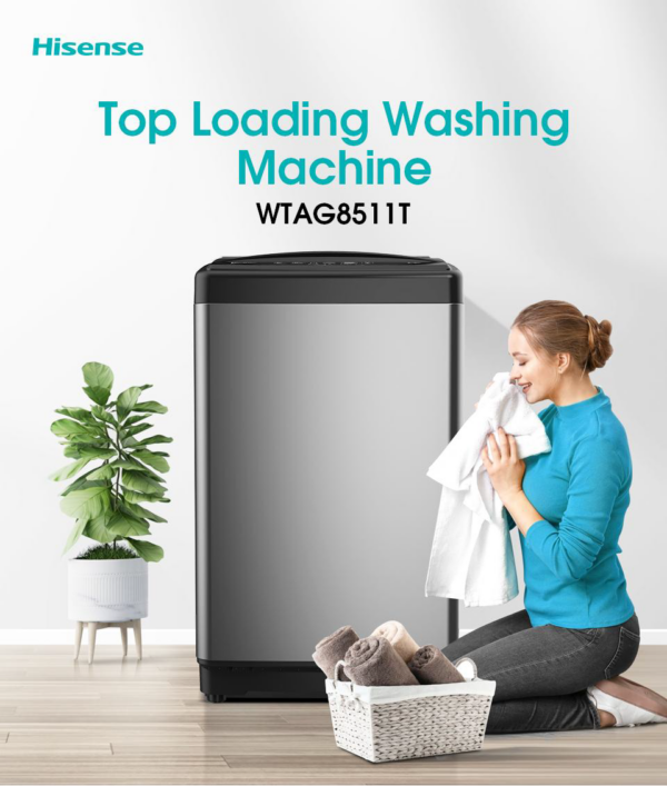 Top Load Washer 8.0KG (WTAG8511T)