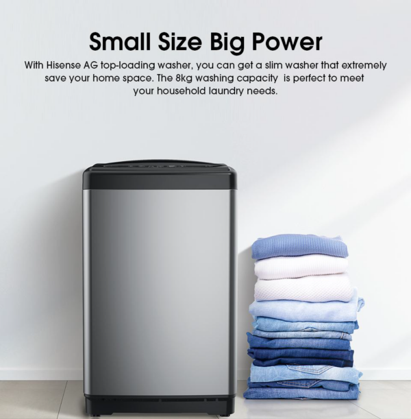 Top Load Washer 8.0KG (WTAG8511T) - Image 8