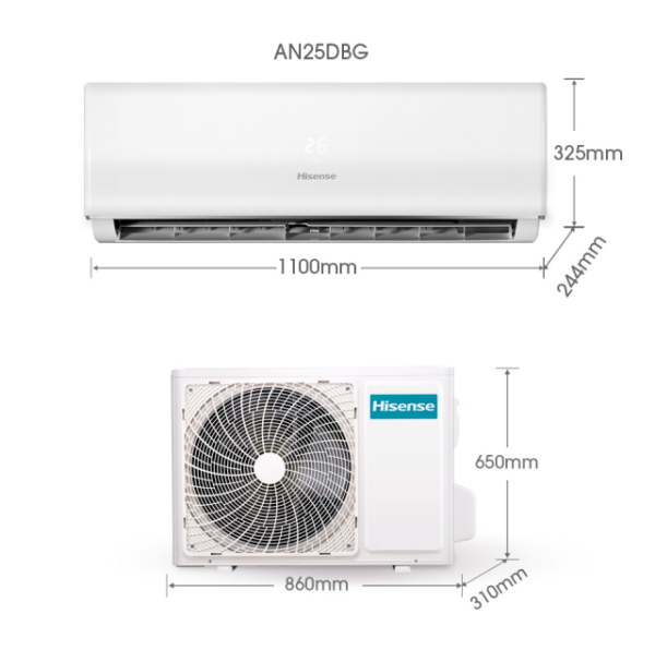 ANC25DBG (2.5HP) R32 Standard Air Conditioner (NON-CONVERTER)