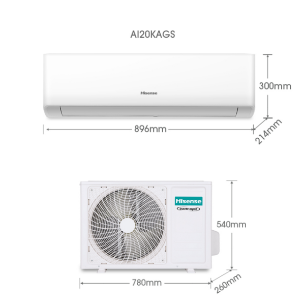 AI20KAGS (2.0HP) R32 Standard Air Conditioner (INVERTER)