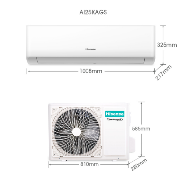 AI25KAGS (2.5HP) R32 Standard Air Conditioner (INVERTER)