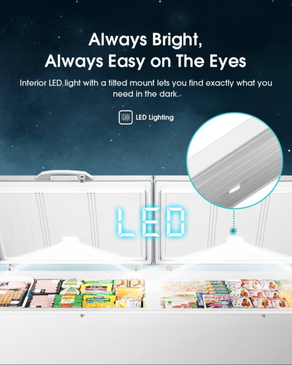 HISENSE CHEST FREEZER (FC900D4BWBP) 780L - Image 6