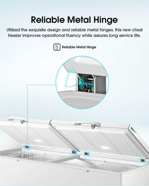 HISENSE CHEST FREEZER (FC900D4BWBP) 780L - Image 9