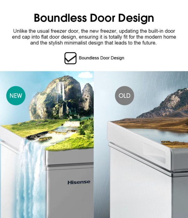 HISENSE CHEST FREEZER (FC186D4BWPS) 178L - Image 6